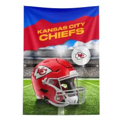 Kansas City Chiefs NFL Midfield Wall Hanging Tapestry 40 x 57 inches