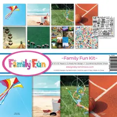 Reminisce Collection Kit 12"X12"-Family Fun