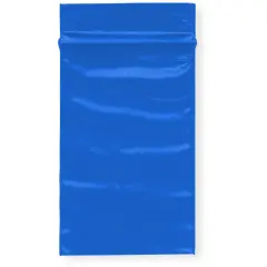 Plymor 2" x 3", Blue 2 Mil Zipper Reclosable Plastic Bags