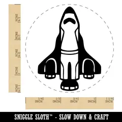 Space Shuttle Ship Rocket Science Rubber Stamp for Stamping Crafting Planners