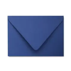 Colorplan SAPPHIRE - 91 Lb. / 135 gsm / 8 pts Matte Premium Cardstock Paper Text A2 Euro Flap Envelopes Bulk Pack of 250