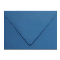 Colorplan ADRIATIC BLUE - 91 Lb. / 135 gsm / 8 pts Matte Premium Cardstock Paper Text A2 Euro Flap Envelopes Bulk Pack of 250