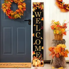Fall Welcome Porch Sign (Pumpkin Welcome)