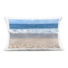 Stupell Industries Sunny Beach Day Coast Indoor Pillow, 14 x 7 x 20