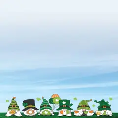 Great Papers! Sky Party Gnomes Letterhead, for Invitations, Announcements and Personal Messages, Printer Friendly 8.5&rdquo;x11&rdquo;, 50 Pack