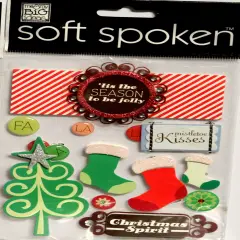 Me & My Big Ideas Sugarplum 'Tis The Season Dimensional Stickers