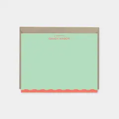 Wavy Edge Note Cards VI