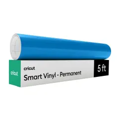 Cricut Smart Vinyl - Permanent, Ocean Blue, 13 in x 5 ft(1)