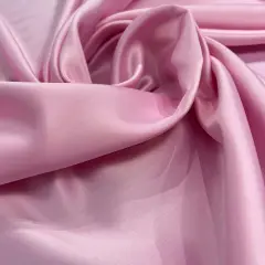 1 Yard Satin Bridal Fabric 60" Wide, 100% Polyester Pink