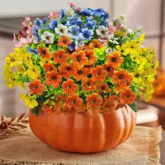 10PCS Artificial Fall Flowers