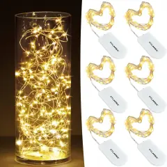 6 Pack Warm White Fairy Lights