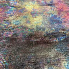 1 Yard Stretch Tie Dye Lizard Skin Velvet Multi Foil Fabric 60 Inches Width Purple Wine