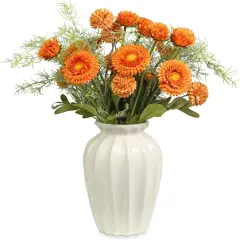 Fall Flowers Orange Daisy Artificial Flowers