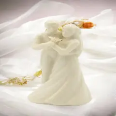 Ceramic Wedding Couple Ornament, Wedding D&eacute;cor or Gift, Anniversary D&eacute;cor or Gift, Home D&eacute;cor, Vanity Decor