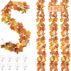 Pcs Fall Garland for Mantle 23.6FT