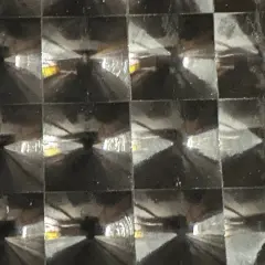 1 Yard Square Mirror Vinyl Fabric For Dancewear Cosplay Gymnastics Costumes 60 Inch Width Black