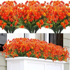 Artificial Shrubs Plants for Fall - (Orange)