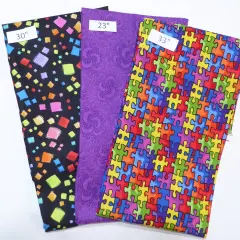 Squares, Puzzles Purple 2 yd 14 in Last the Best End of Bolt