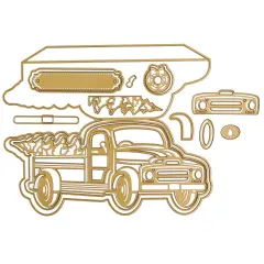 Christmas Truck Easel Die