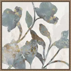 Silhouetted Blooms I by PI Studio Framed Canvas Wall Art