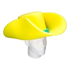 Edge Collections - Yellow - Novelty Cowboy Hat for Parties and Events!