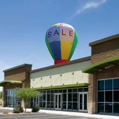 CC Inflatables 16' Rooftop Inflatable Balloon Advertising Display &ndash; Multicolor