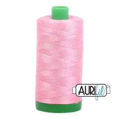 Bright Pink (2425) | 40wt Large Spool (1000M / 1094Y) | Aurifil Thread