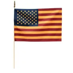 8.5 Inch High Decorative Mini Flag Pick Ideal Accent for Tabletops or Centerpieces