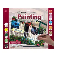 PAL3 | Painting by numbers&trade; 13pc 11.25" x 13.375" Flower Shoppe Painting Project