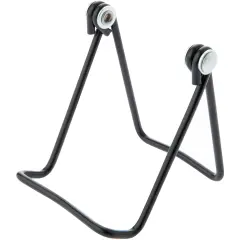 Bard's Adjustable Vinyl Covered Black Wire Easel Stand, 3" H x 3" W x 3.25" D