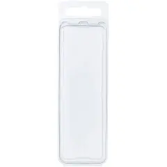 Collecting Warehouse Clear Plastic Clamshell Package / Storage Container, 4" H x 1.1875" W x 1.125" D
