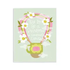 Stupell Industries Rainbow in Someone's Cloud Wall Plaque Design by Mandy Ford Art + Illustration