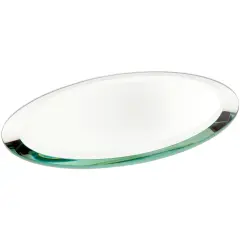 Plymor 4" x 6" Oval, 5mm Thick Beveled Glass Mirror