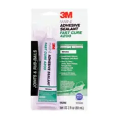 3M&trade; Marine Adhesive Sealant 4200FC, Fast Cure, White, 3 oz Tube