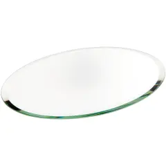 Plymor 5" x 7" Oval, 3mm Thick Beveled Glass Mirror