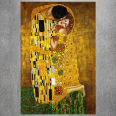 5D Diamond Painting Kits for Adults Full Drill The Free Hummingbird Embroidery Rhinestone Painting Full Drill Paint with Diamond for Home Wall Deco-Gustav Klimt De Kus(13.7X21.7inch/35X55cm)