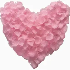 1000 PCS Pink Fake Rose Petals for Wedding, Valentine&rsquo;s Day, Proposal, Engagement, Romantic Night, Artificia Flower Petals