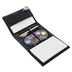 Three By Three Jotblock Travel Postcard Watercolor Paint Set
