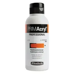 Schmincke Primacryl Professional Fluid Acrylic - Cadmium Orange, 250 ml bottle