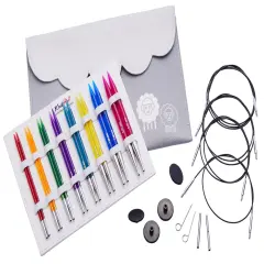 KnitPro-Trendz Deluxe Interchangeable Knitting Needle Set-Set Of 8 Pair