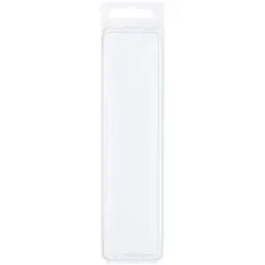 Collecting Warehouse Clear Plastic Clamshell Package / Storage Container, 6.1875" H x 1.3125" W x 1.25" D