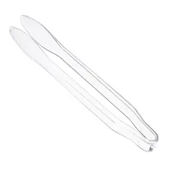 Clear Disposable Plastic Serving Tongs - 12" (48 Tongs)