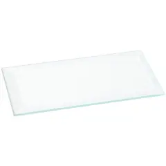 Plymor 2" x 4" Rectangle, 3mm Thick Beveled Clear Glass