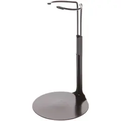 Kaiser 2175 Black Adjustable Doll Stand, fits 8 to 11 inch Dolls or Action Figures, waist width adjusts from 1.375 to 1.75 inches