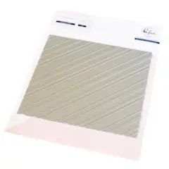 Pinkfresh Studio Press Plate-Diagonal Plaid