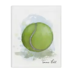 Stupell Industries Soft Pastel Tennis Ball Canvas Design by Matthew Piotrowicz