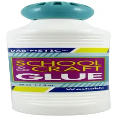 Crafty Dab'N Stic School And Craft Glue 1.75oz-White
