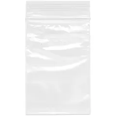 Plymor 3" x 4.5", 2 Mil Zipper Reclosable Plastic Bags