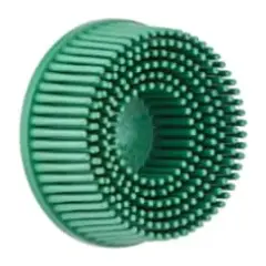 Scotch-Brite&trade; Roloc&trade; Bristle Disc, RD-ZB, 50, TR, Green, 2 in x 5/8 in, Tapered