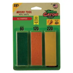 Gator Zip Micro Tool Refill Sheets - Set of 30